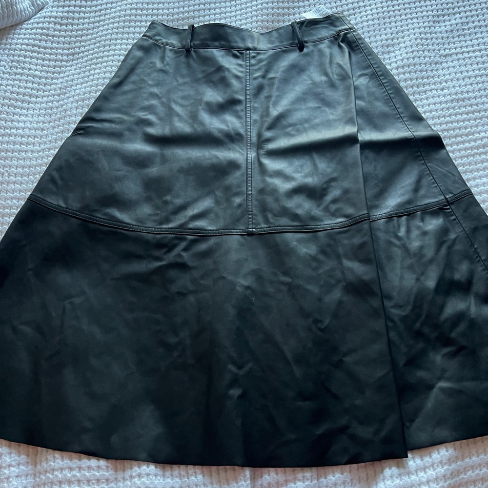 Zara Black A-Line Skirt